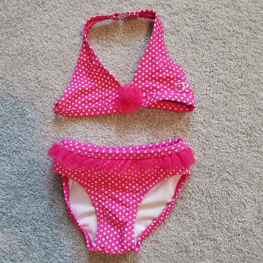 Pink 2 piece swimwear